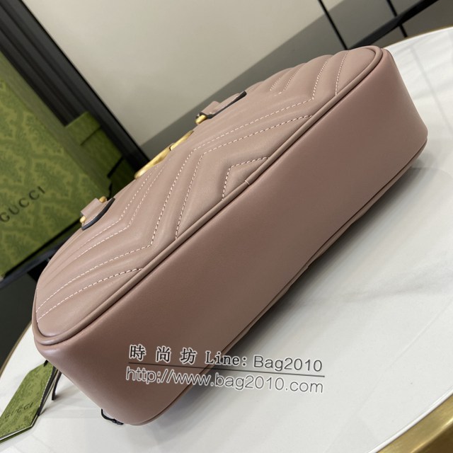 Gucci專櫃古馳最新款MARMONT小號手提包小頂柄包 jh2269型號：795199